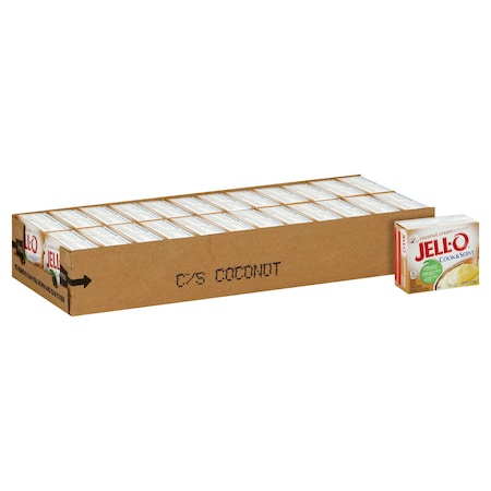 Jell-O Jell-O Cook & Serve Coconut Pudding And Pie Filling 3 oz., PK24 10043000206543